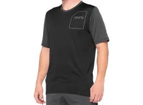 100% Ridecamp Short Sleeve MTB Jersey - Charcoal-Black