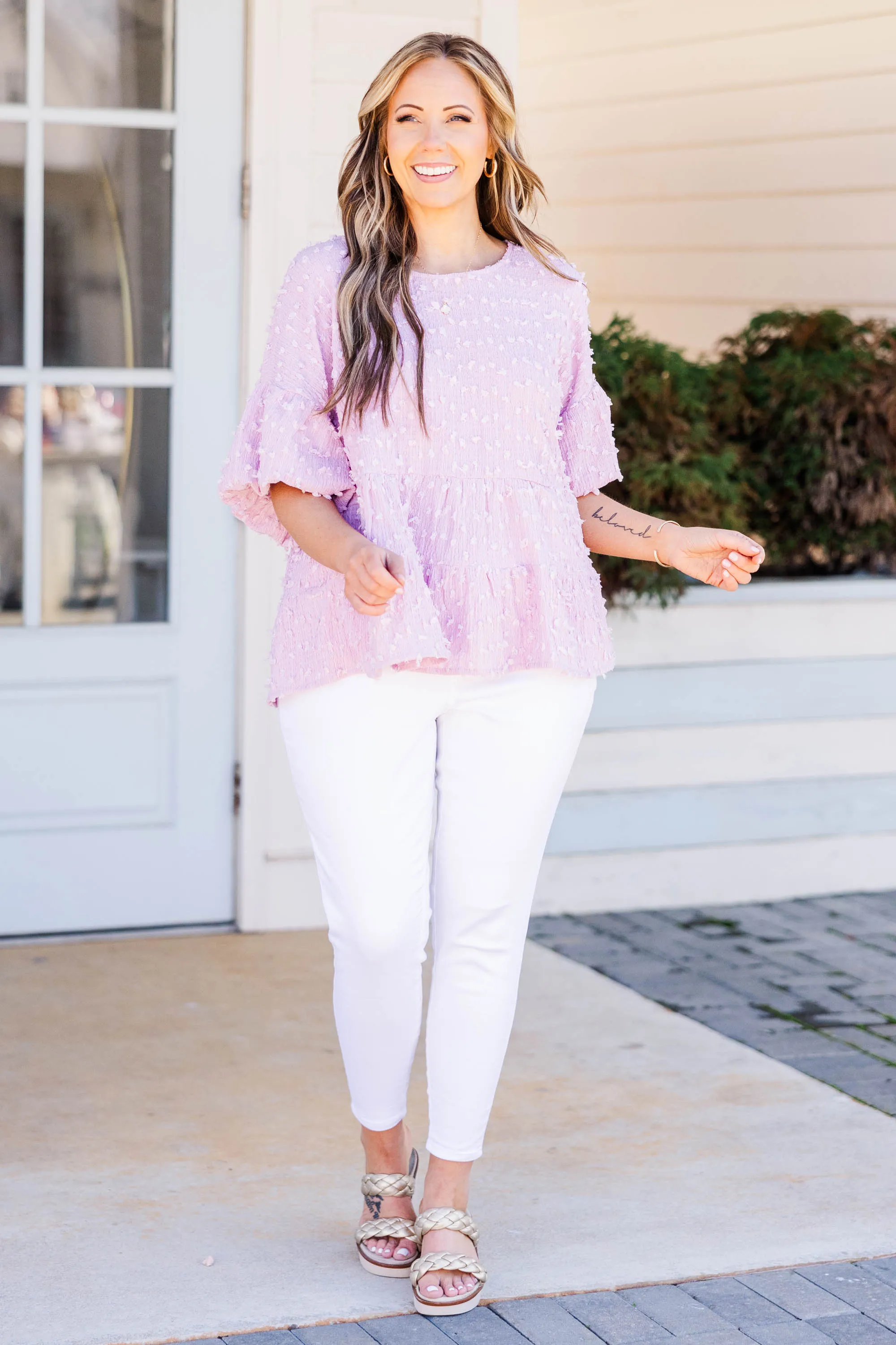 A Rosy Smile Top, Blush