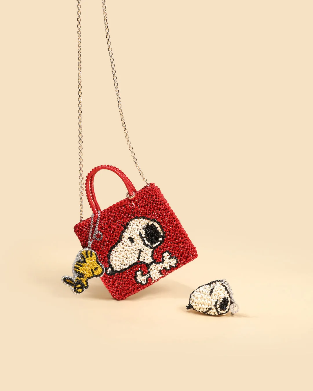 ANTEPRIMA WIREBAG x Snoopy Woodstock Wire Charm