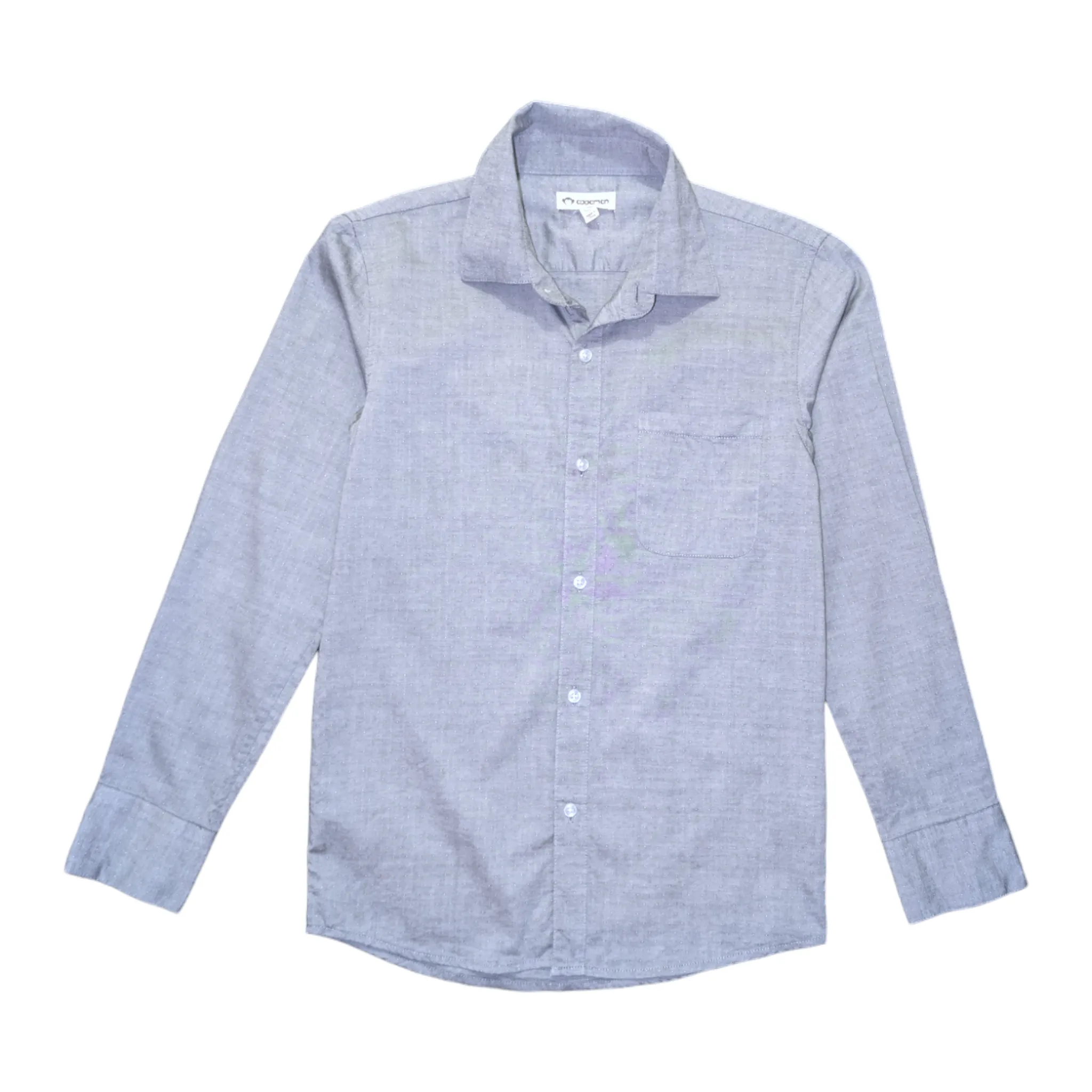 Appaman Chambray Dot Dress Shirt