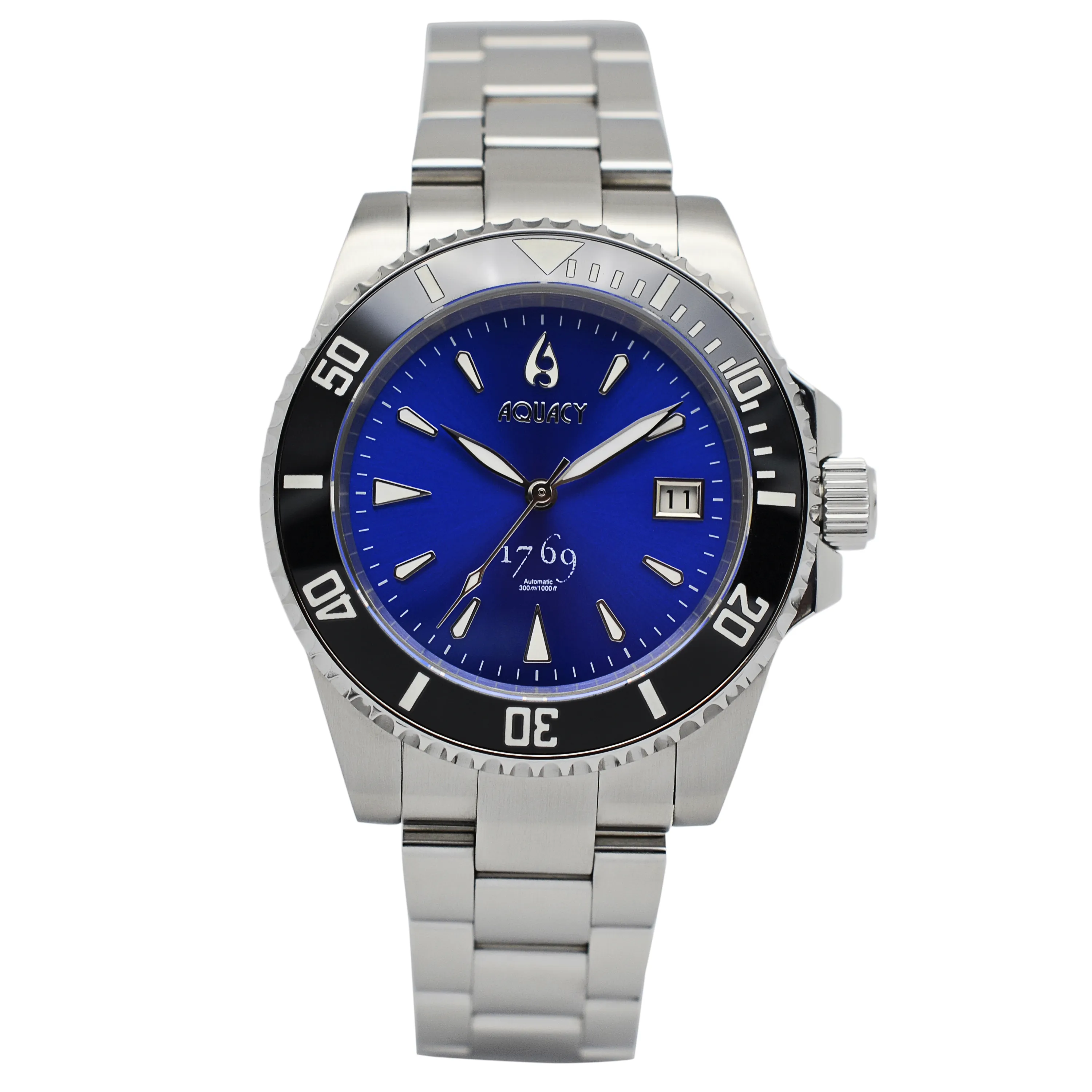 Aquacy 1769 Hei Matau Men's Automatic 300M Blue Diver Watch 1769.BL.B.S