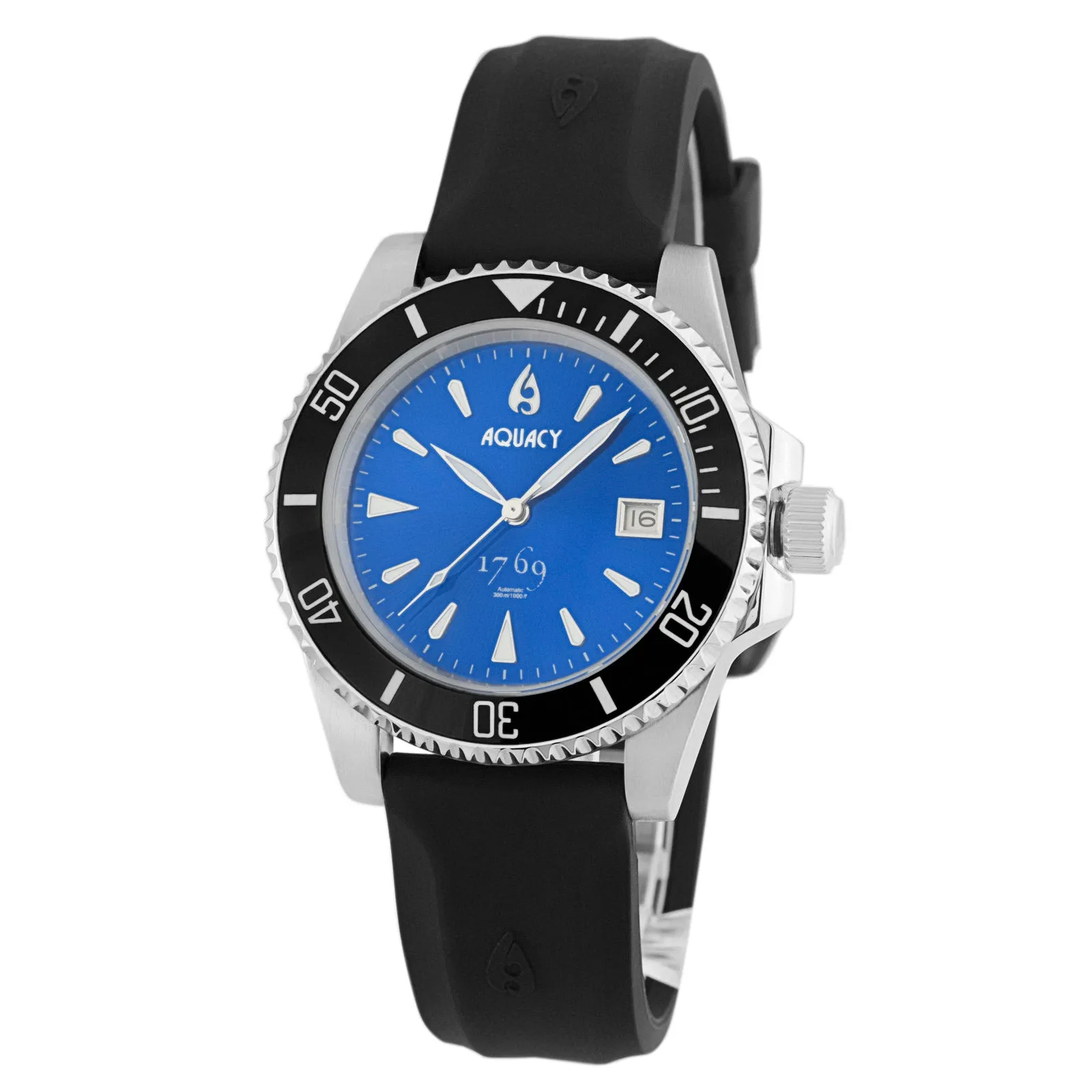 Aquacy 1769 Hei Matau Men's Automatic 300M Blue Diver Watch 1769.BL.B.S