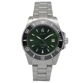 Aquacy 1769 Hei Matau Men's Automatic 300M Green Dive Watch Miyota 9015 1769.GR.B.S