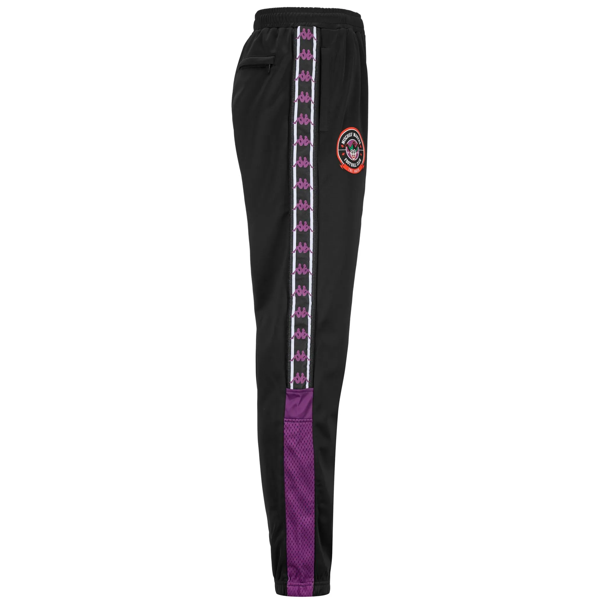 AUTHENTIC JAYEN WARNER BROS - Pants - Sport Trousers - Man - BLACK-VIOLET GRAPE