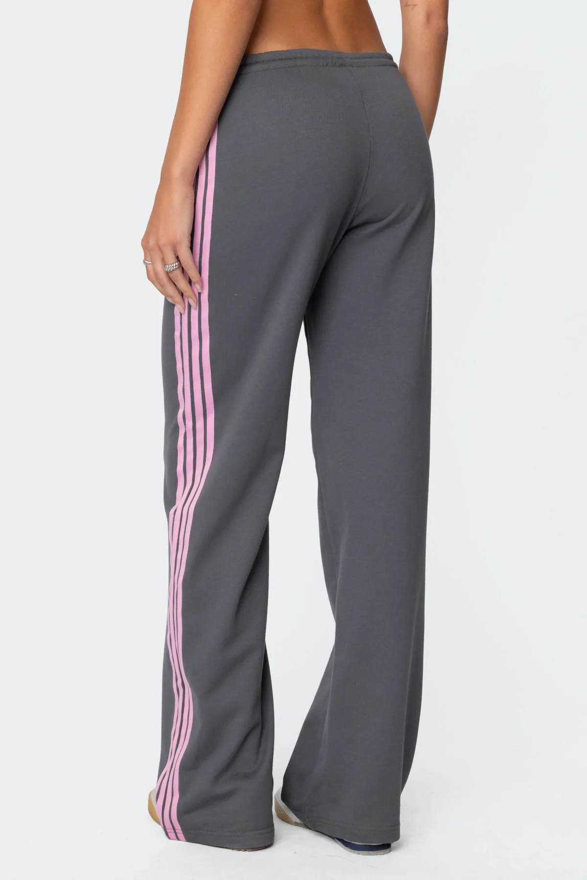 Averie Contrast Striped Sweatpants