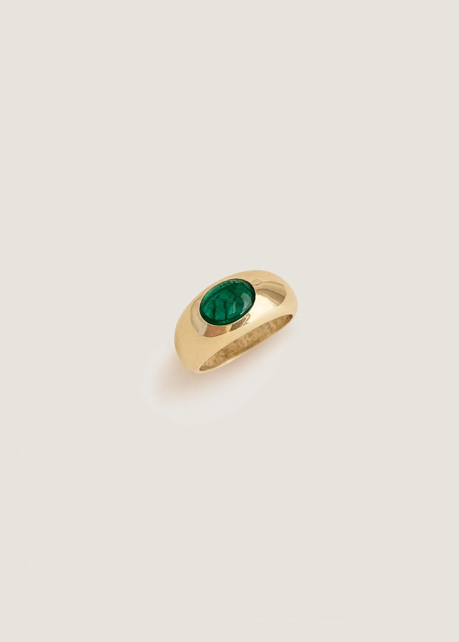 Avery Dome Ring Emerald