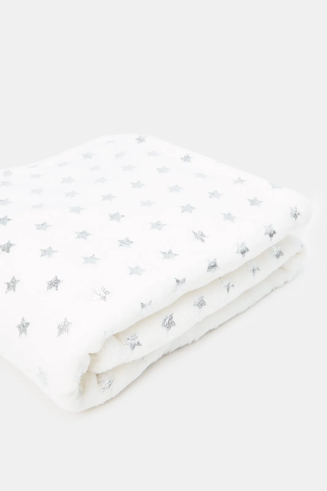 Babies White Print Blanket