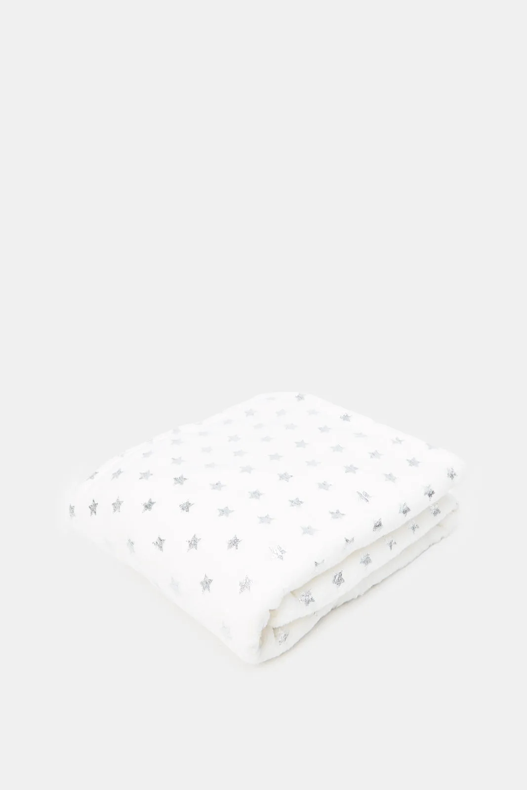 Babies White Print Blanket