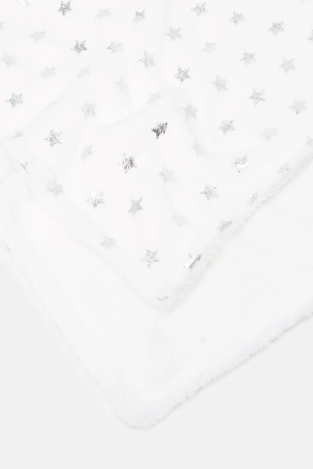 Babies White Print Blanket