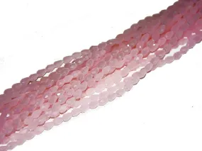 Baby Pink Opaque Drop Crystal Beads (Wholesale)