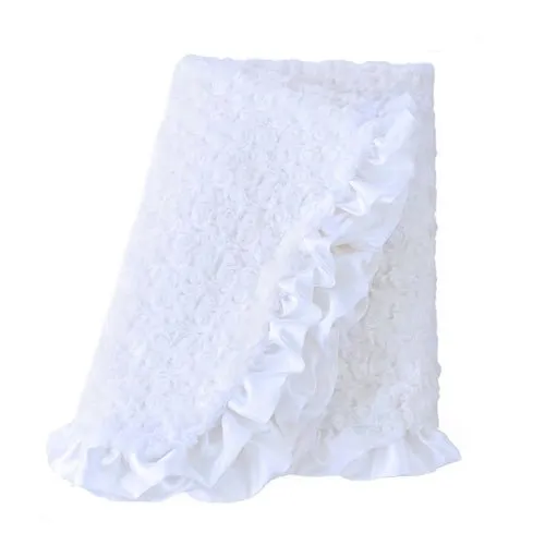 Baby Ruffle Blanket- Many Colors