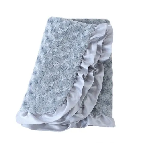 Baby Ruffle Blanket- Many Colors