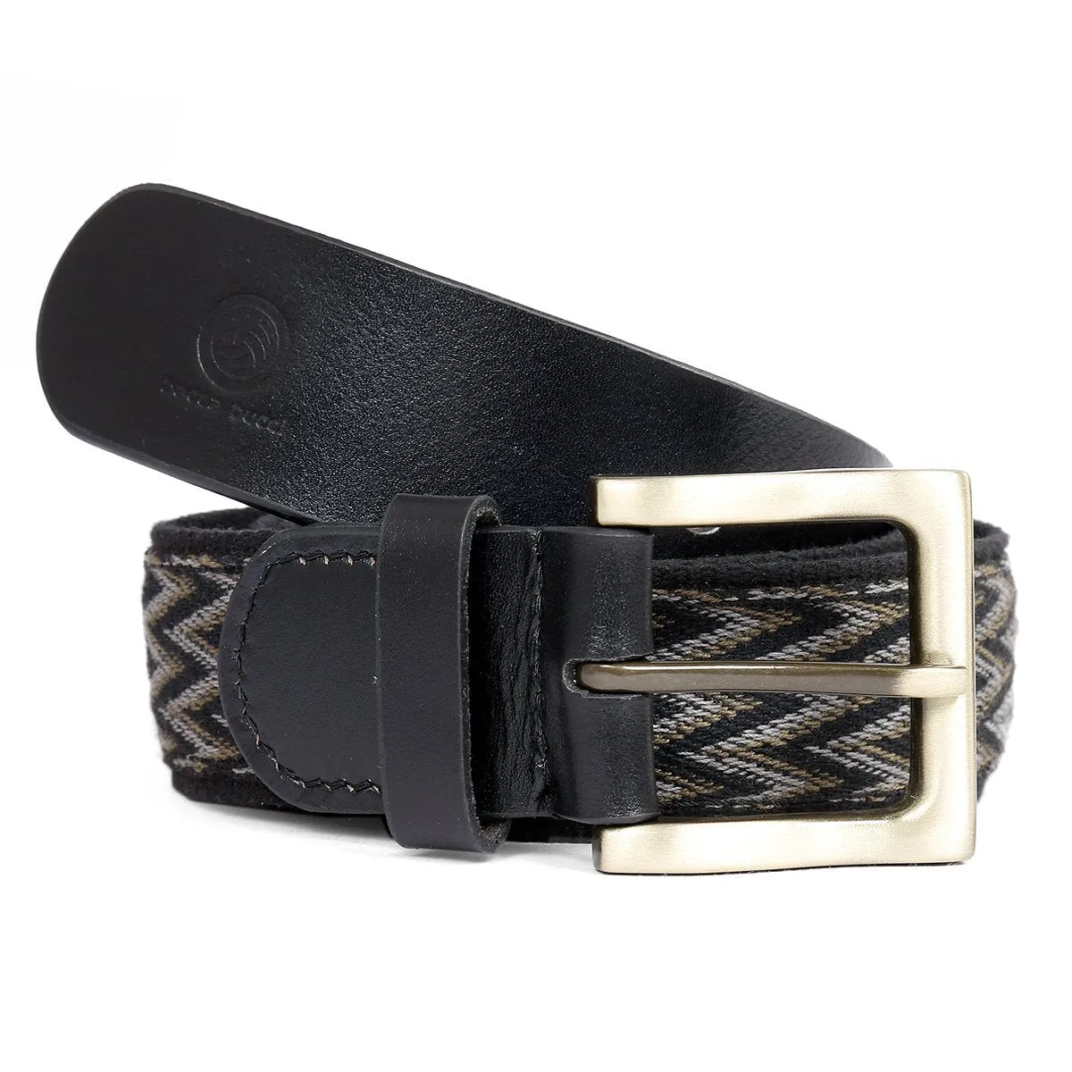 Bacca Bucci upgraded stretch genuine leather Loop belt for men