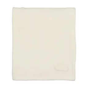 Bee & Dee Ivory Velour Pleat Blanket