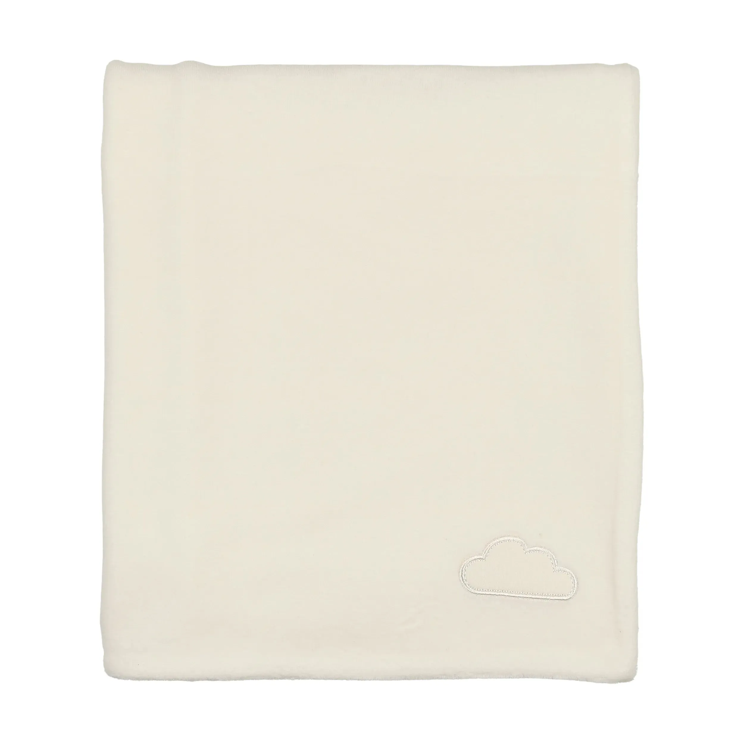 Bee & Dee Ivory Velour Pleat Blanket