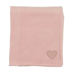 Bee & Dee Tea Rose Velour Pleat Blanket