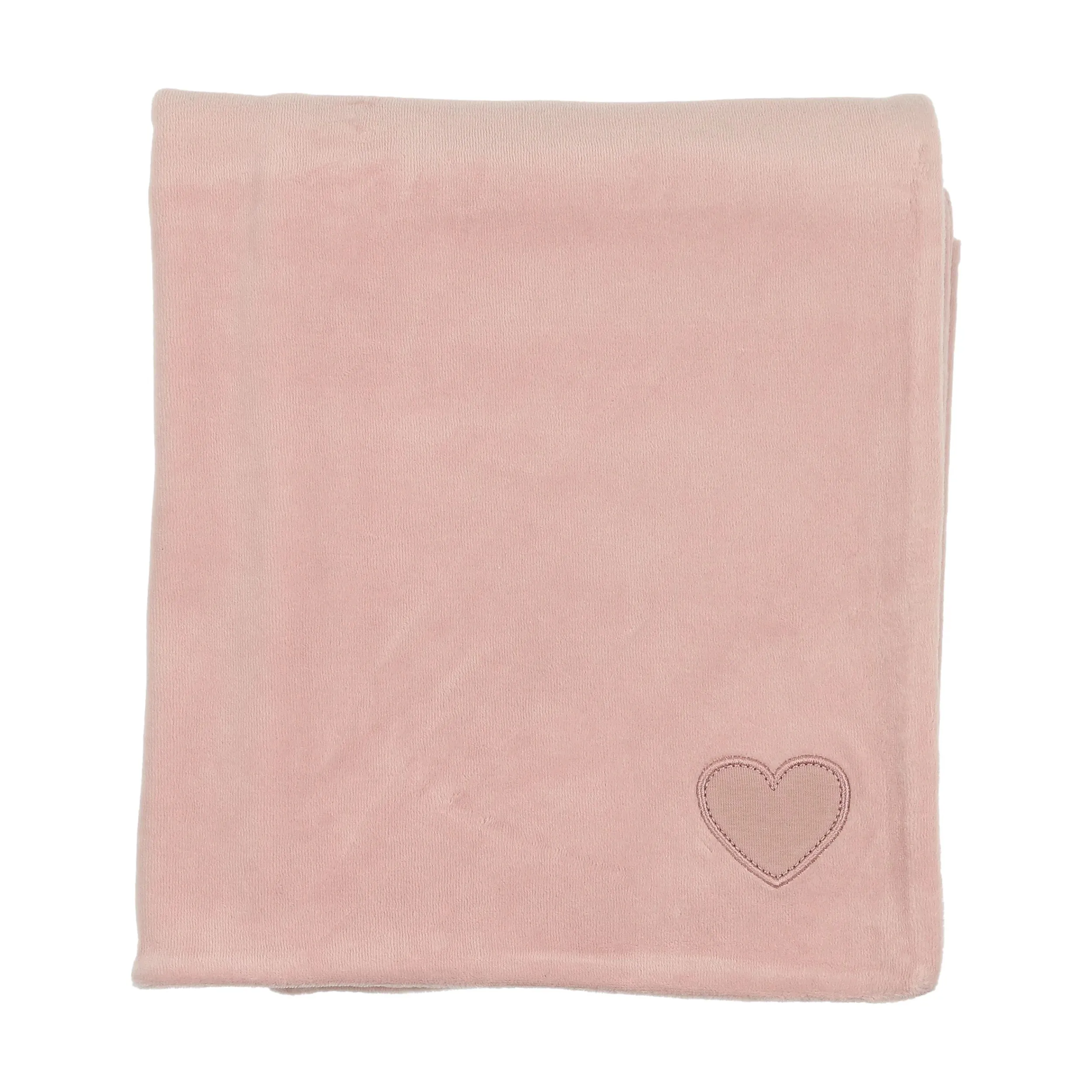 Bee & Dee Tea Rose Velour Pleat Blanket