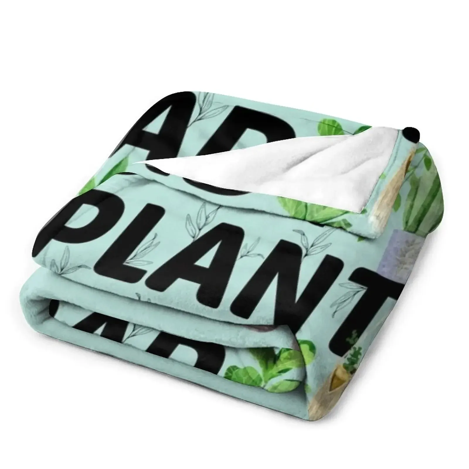 Best Plant Dad Throw Blanket