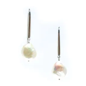 Betty Baroque Pearl Hook Earrings