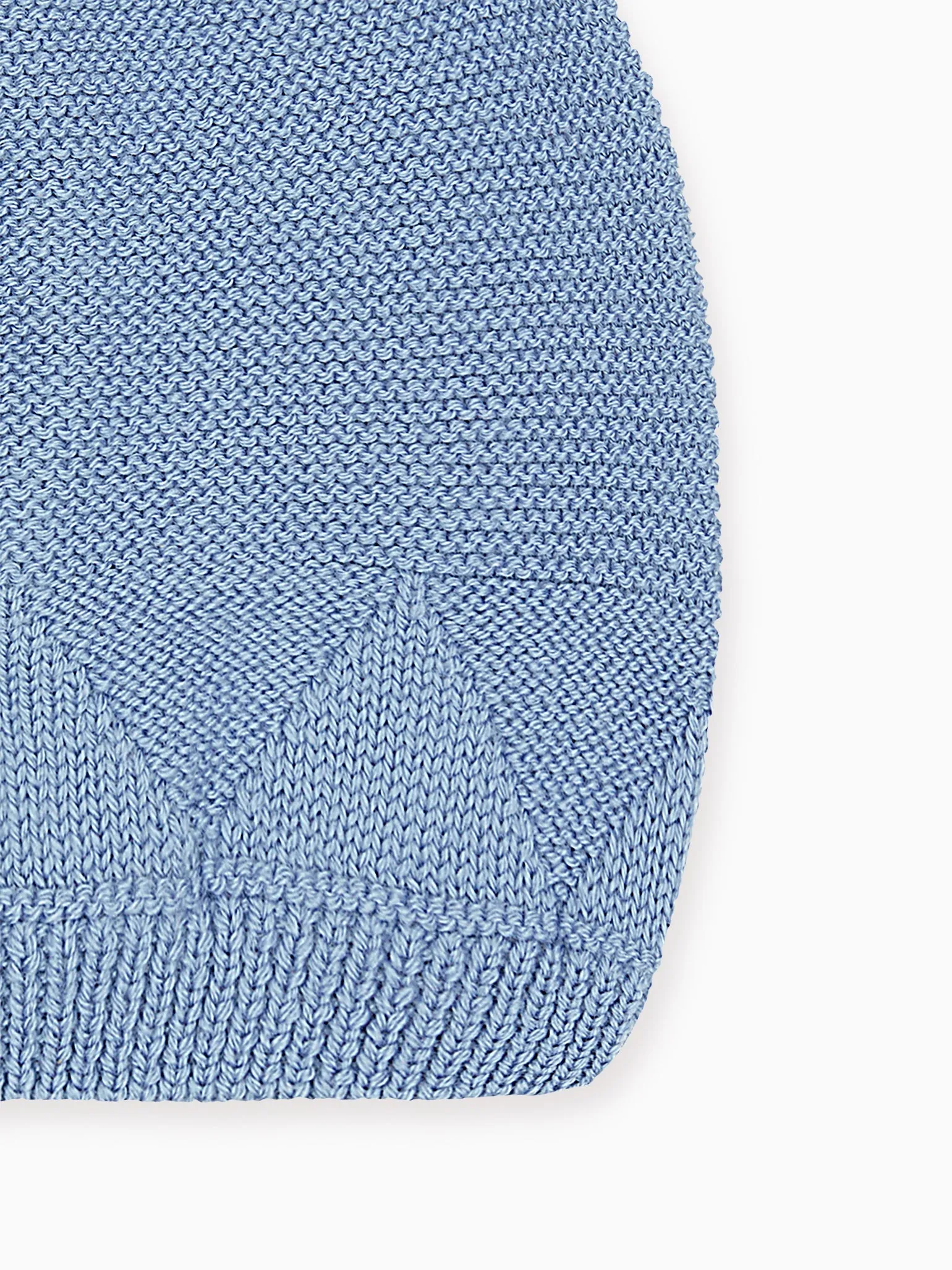 Blue Merino Bobble Hat