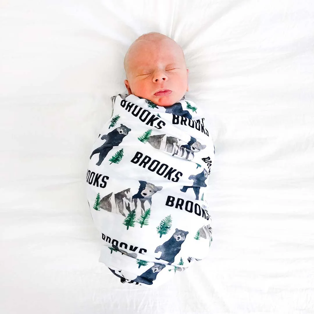 Brody's Personalized Baby Name Swaddle Blanket