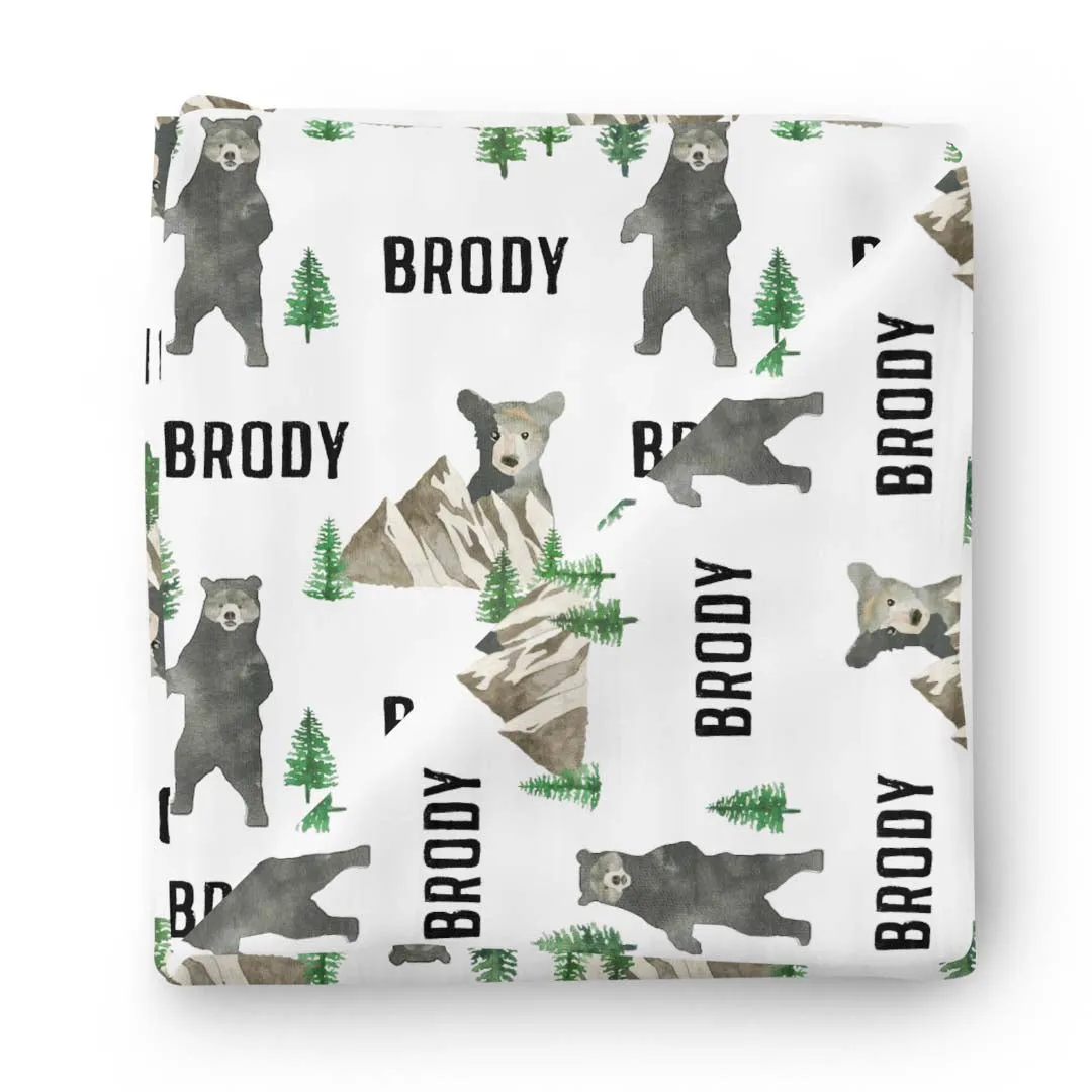 Brody's Personalized Baby Name Swaddle Blanket