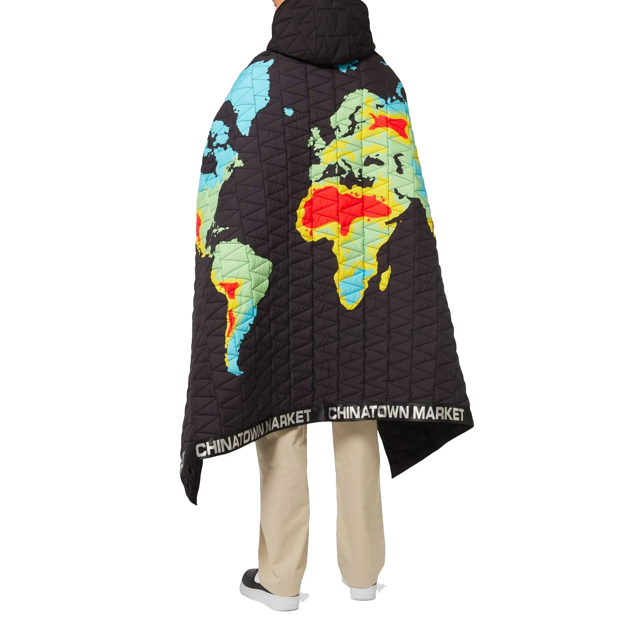 Chinatown Market Global Citizen Hooded Blanket 'Black'