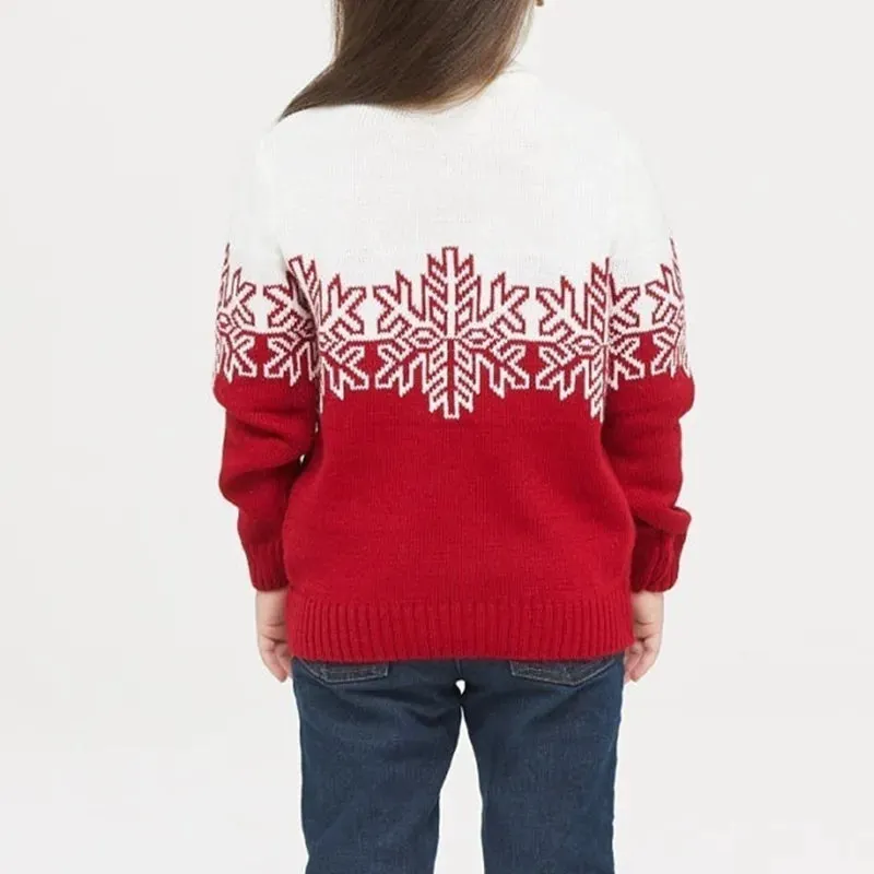 Christmas Family Look Turtleneck Sweater