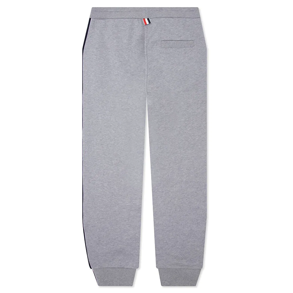 Classic Loopback RWB Side Stripe Sweatpants - Light Grey