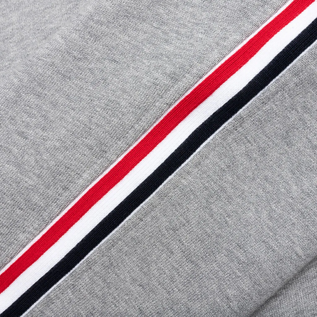 Classic Loopback RWB Side Stripe Sweatpants - Light Grey