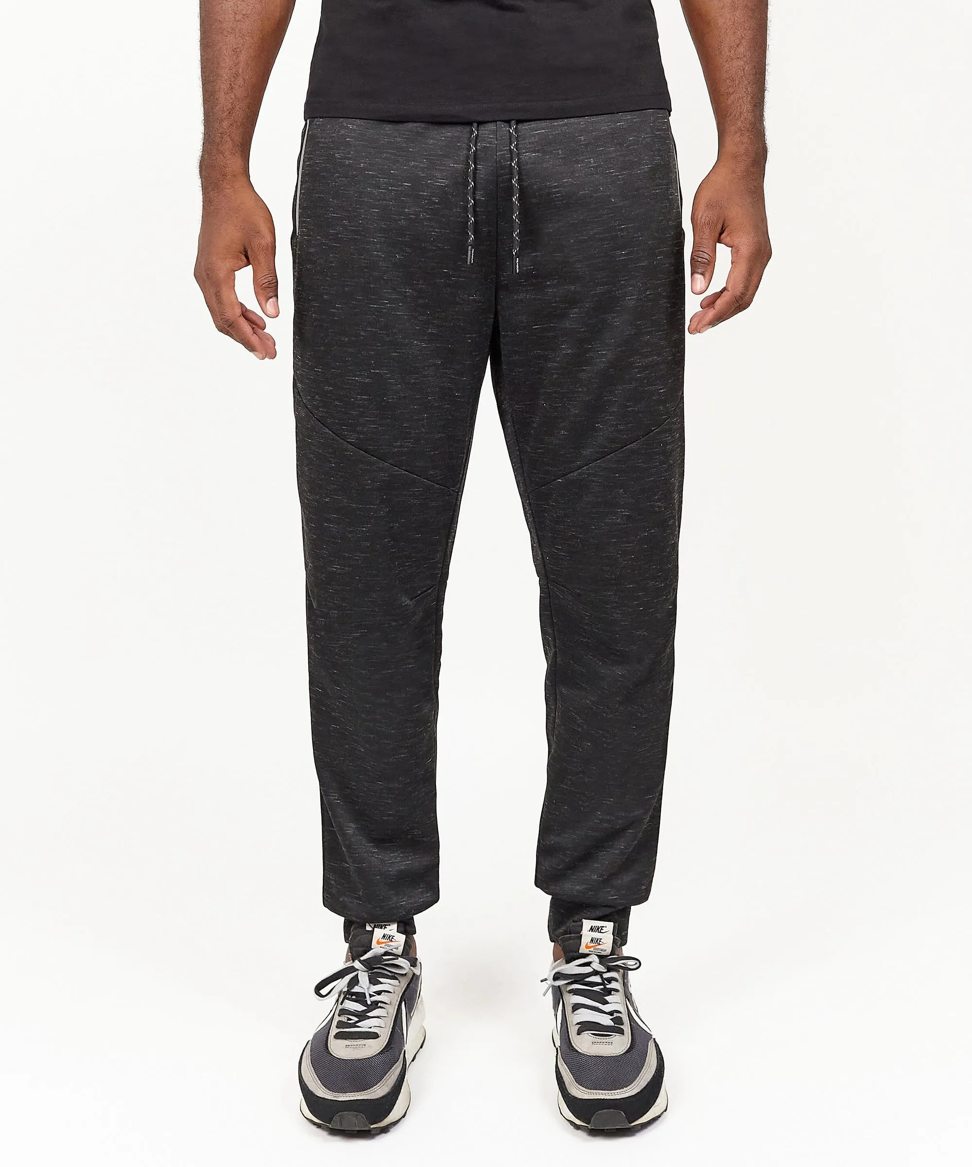 Connor Grey Slim Fit Jogger With Zip Detail