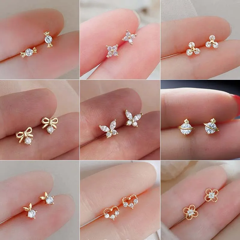 Crystal Butterfly Earrings