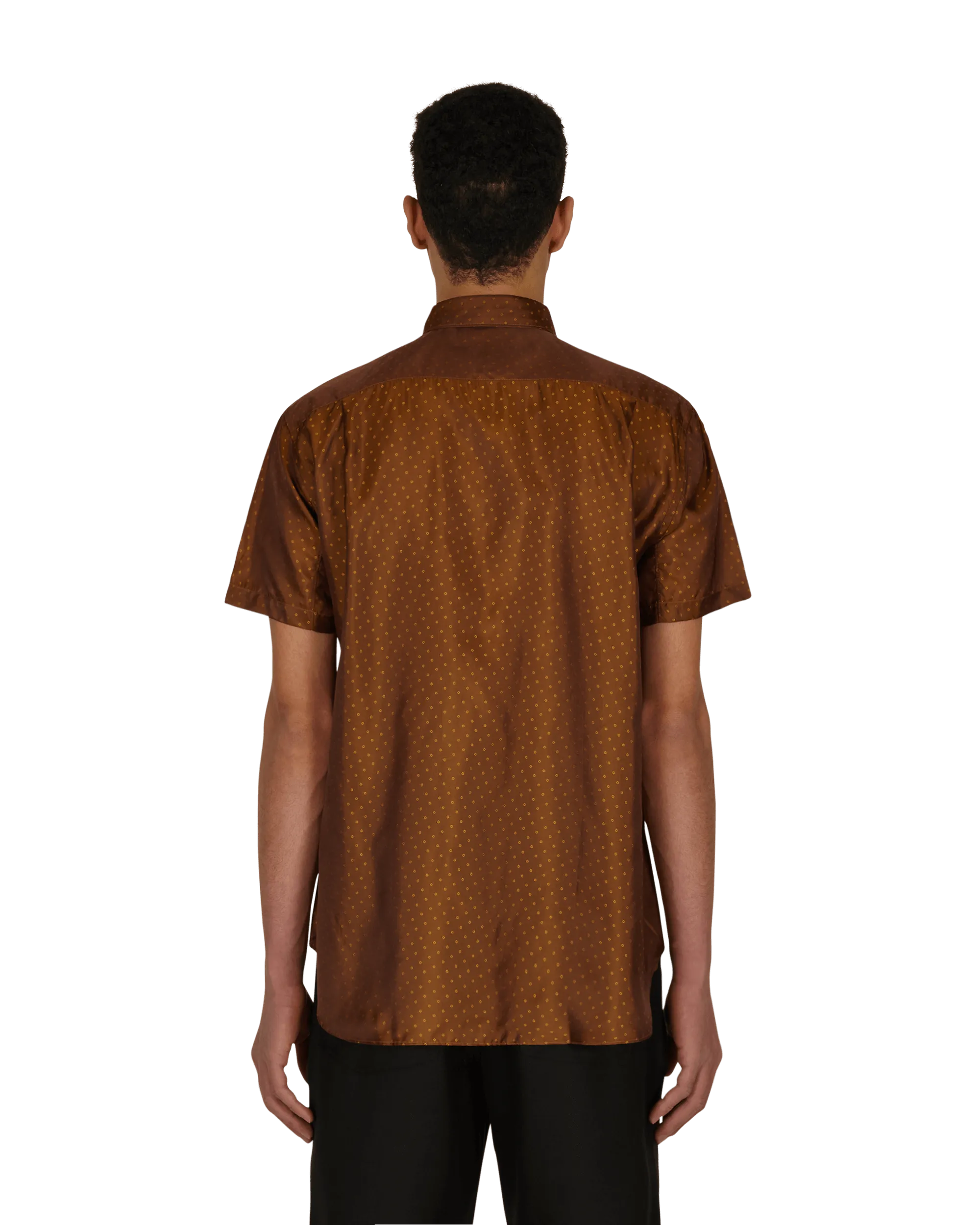 Dot Shortsleeve Shirt Brown