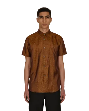 Dot Shortsleeve Shirt Brown