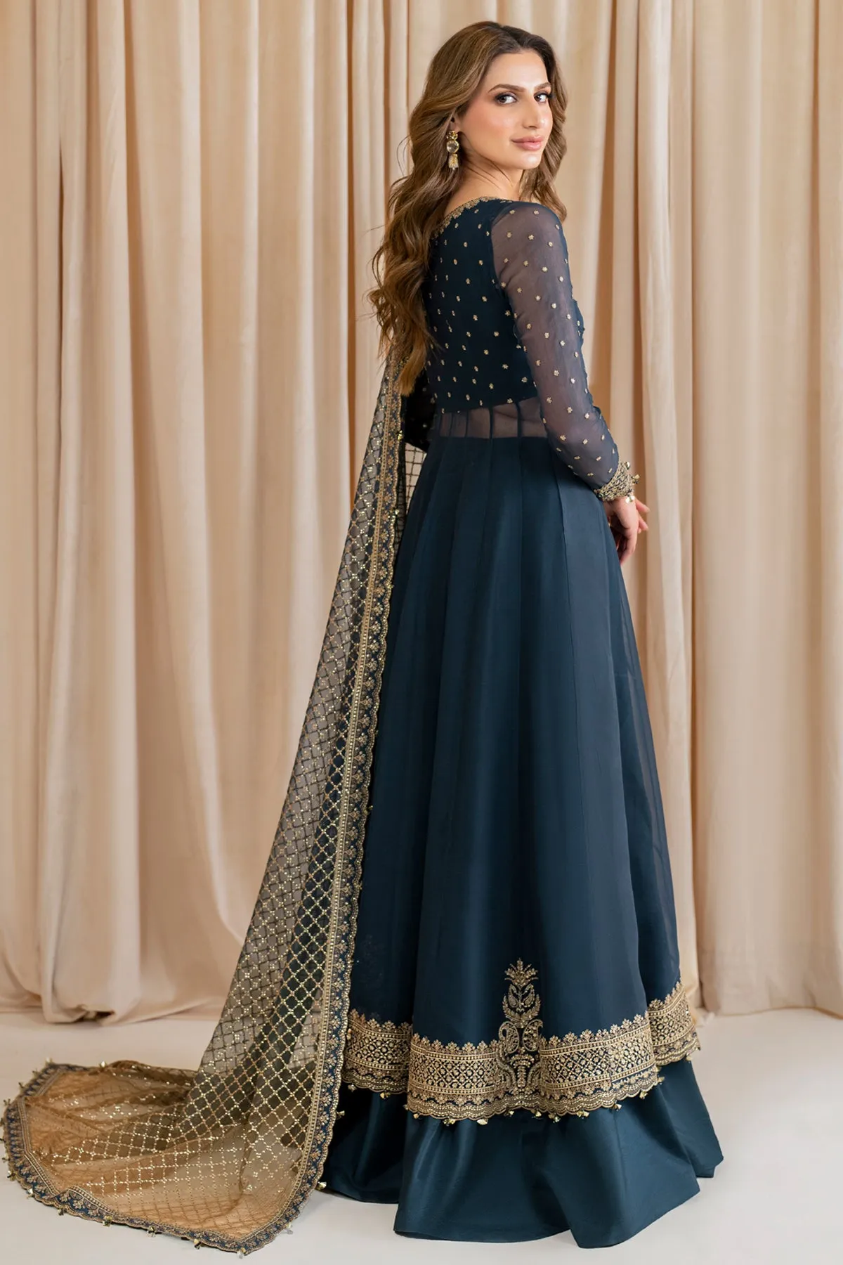 EMBROIDERED CHIFFON UC-3047