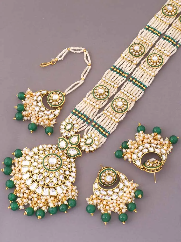 Emerald Aafiya Jewellery Set