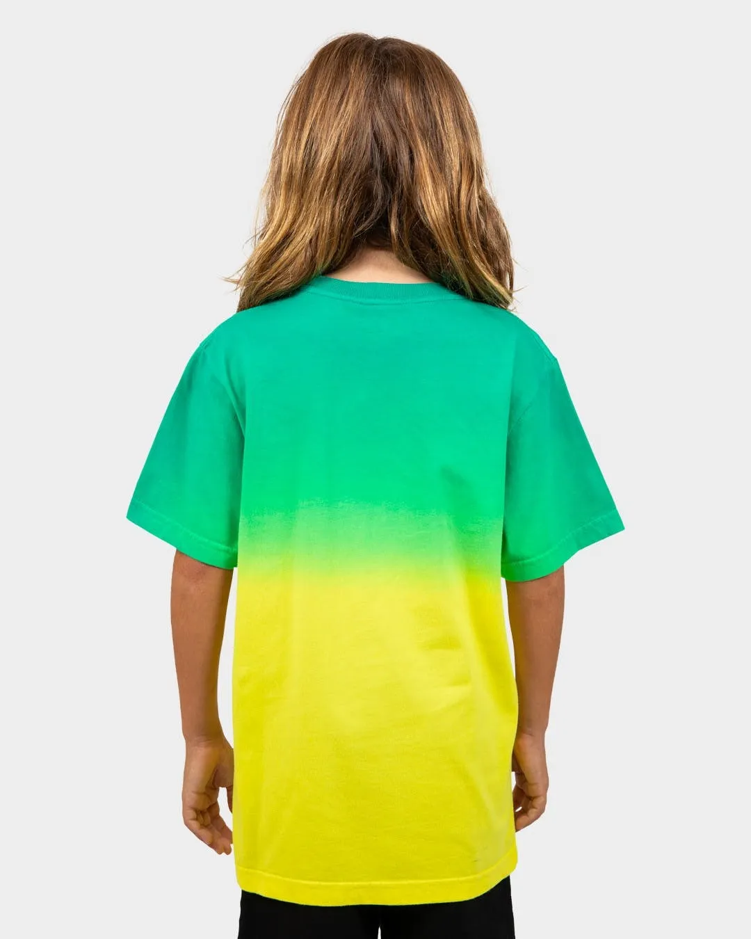 Flamed Not A Dot Tee | Teal Tie Dye