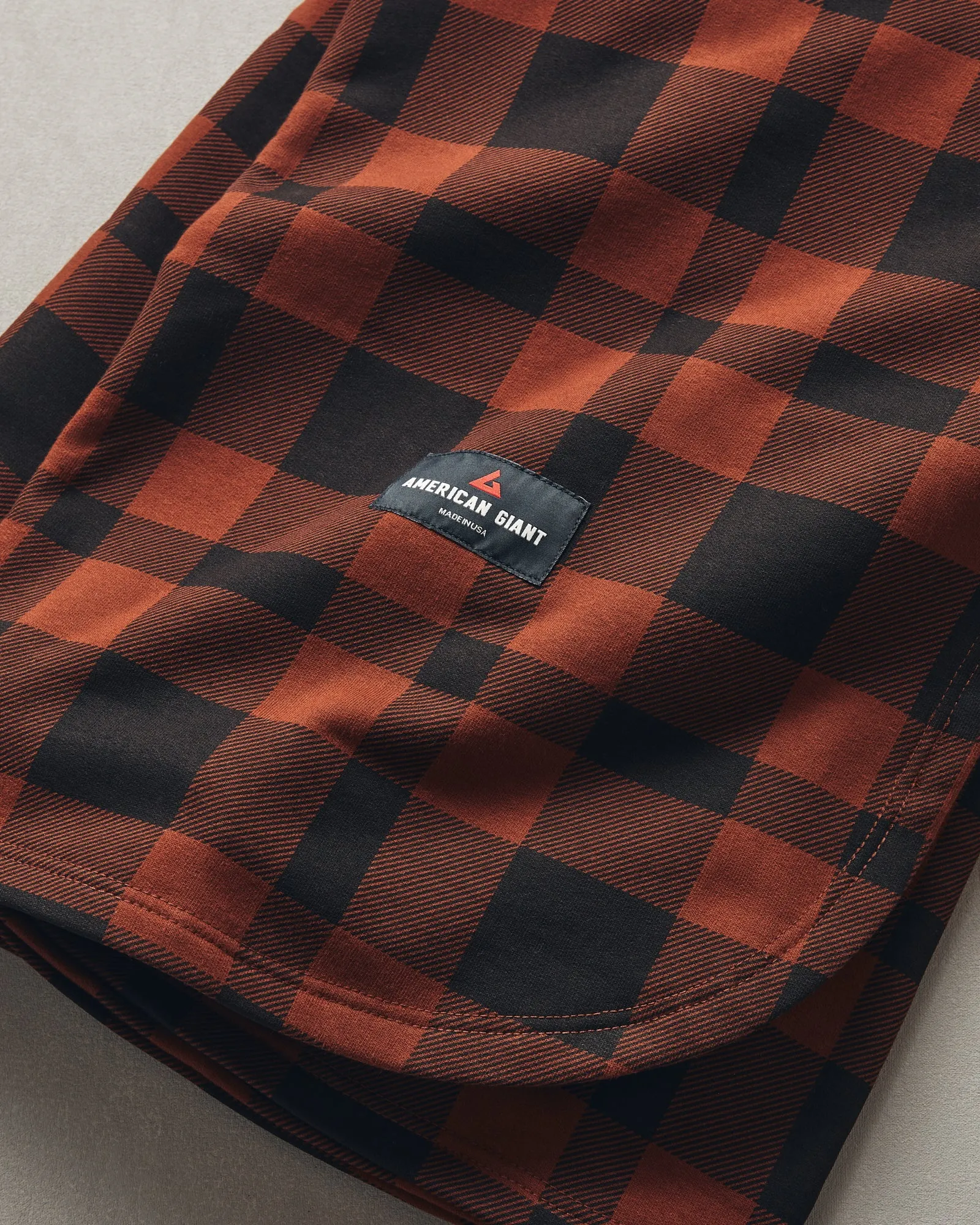 Heavyweight Stadium Blanket - Sequoia Red Plaid