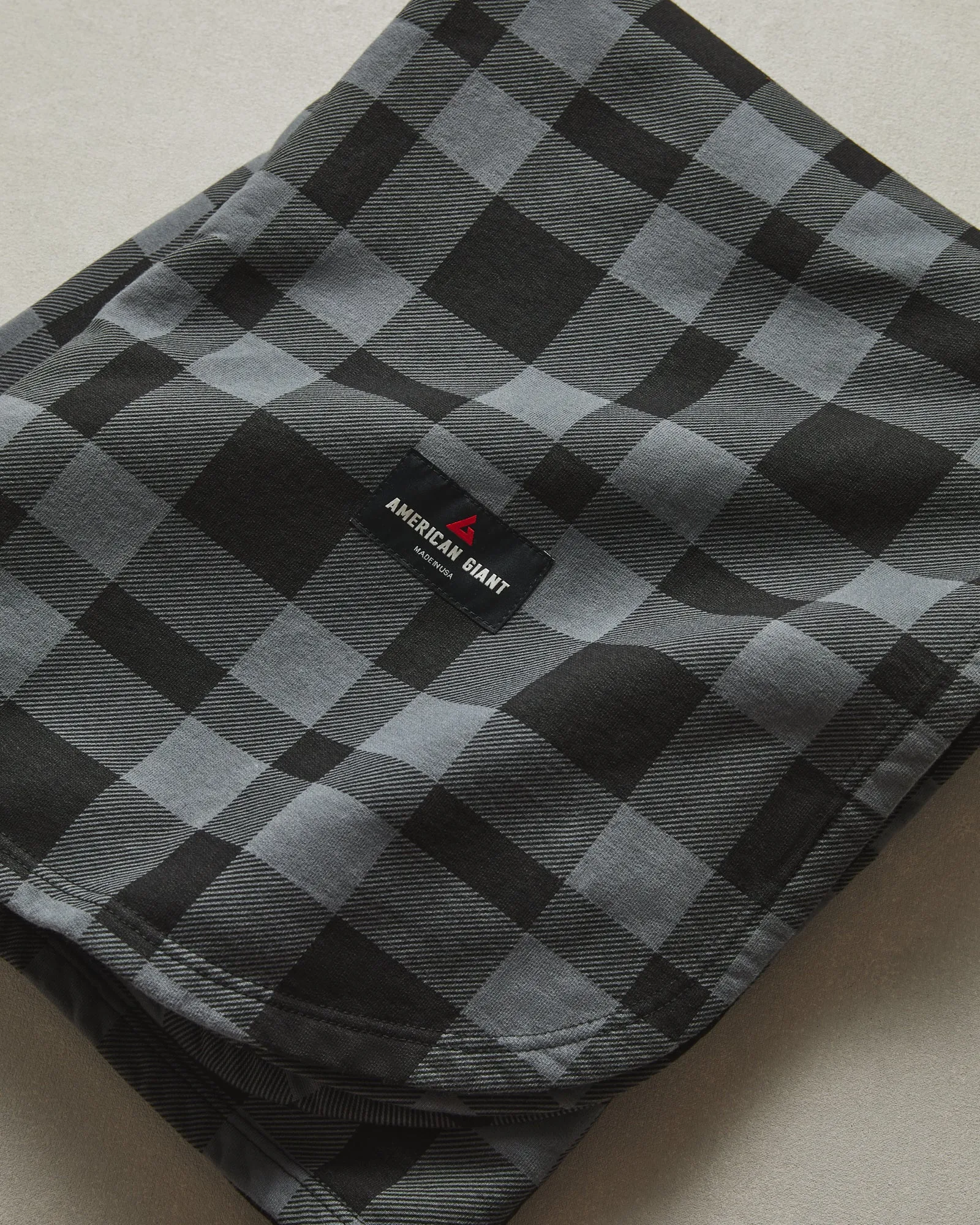 Heavyweight Stadium Blanket - Stealth Plaid