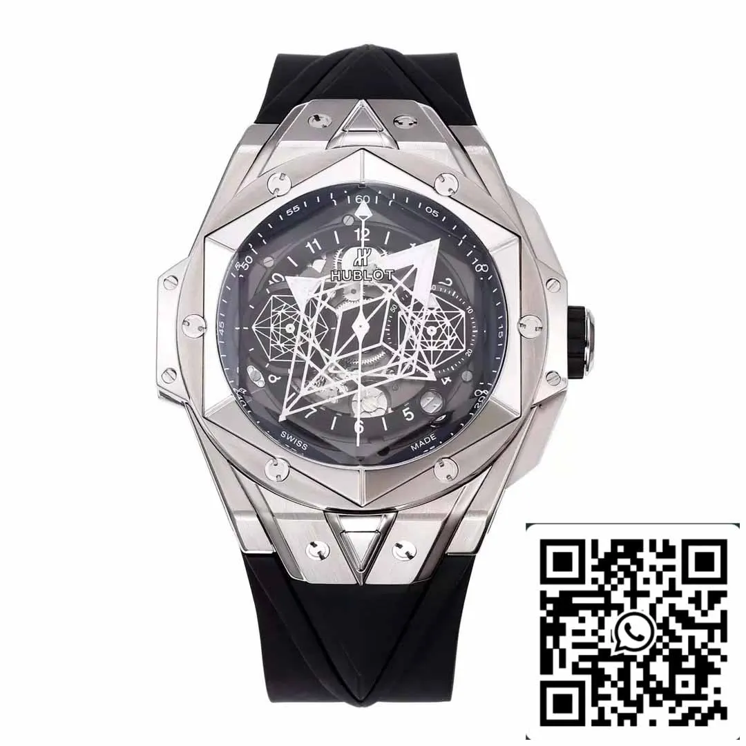 Hublot Big Bang Sang Bleu 418.NX.1107.RX.MXM19 1:1 Best Edition BBF Factory Black Strap