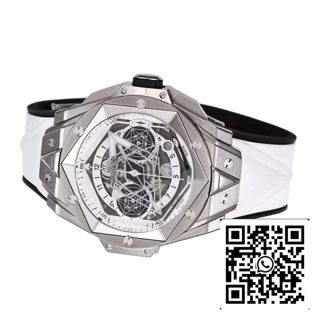 Hublot Big Bang Sang Bleu 418.NX.2001.RX.MXM20 1:1 Best Edition BBF Factory White Strap