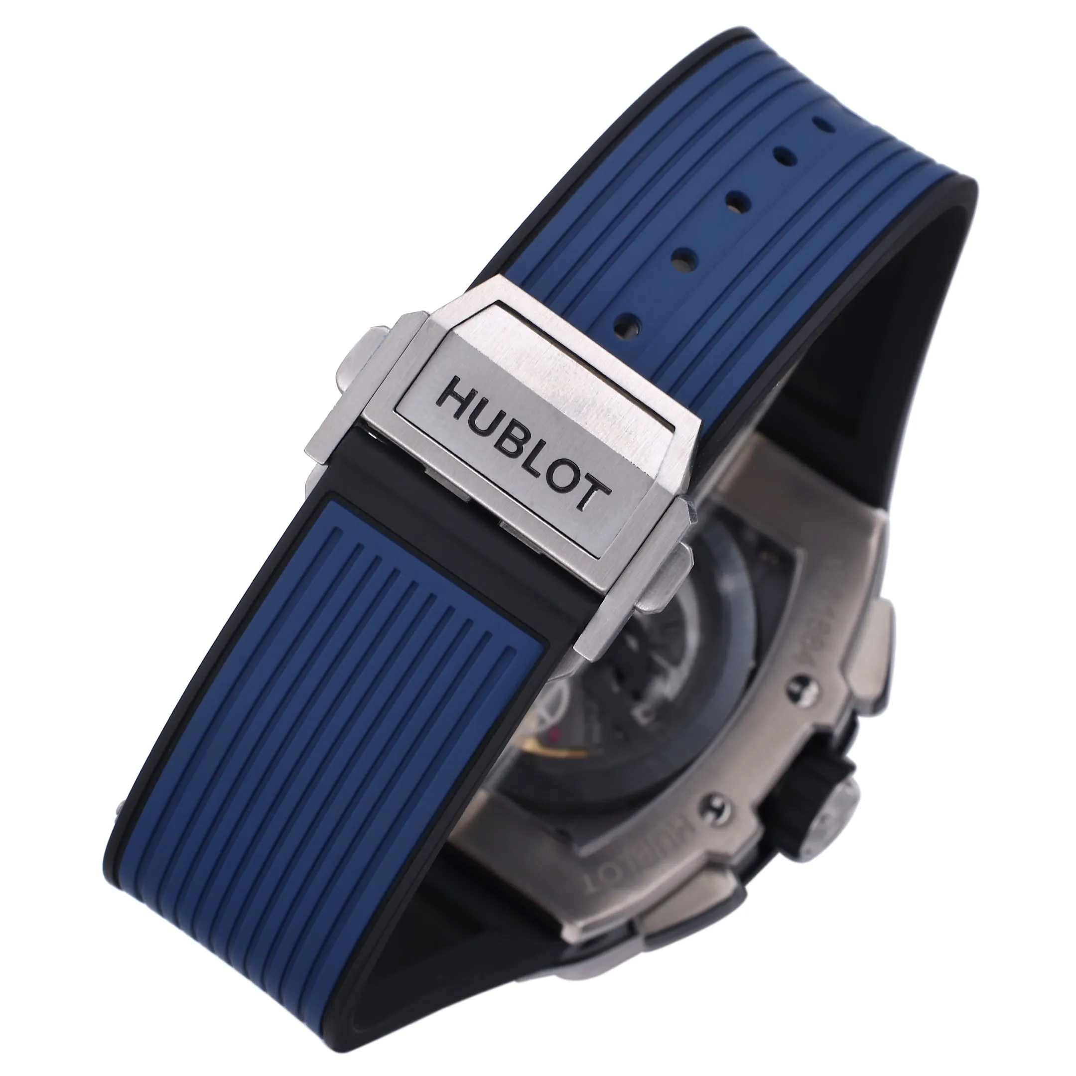 Hublot Big Bang Titanium 642.NM.0170.RX 1:1 Best Editon BBF Factory Blue Dial Rubber Strap