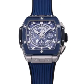 Hublot Big Bang Titanium 642.NM.0170.RX 1:1 Best Editon BBF Factory Blue Dial Rubber Strap