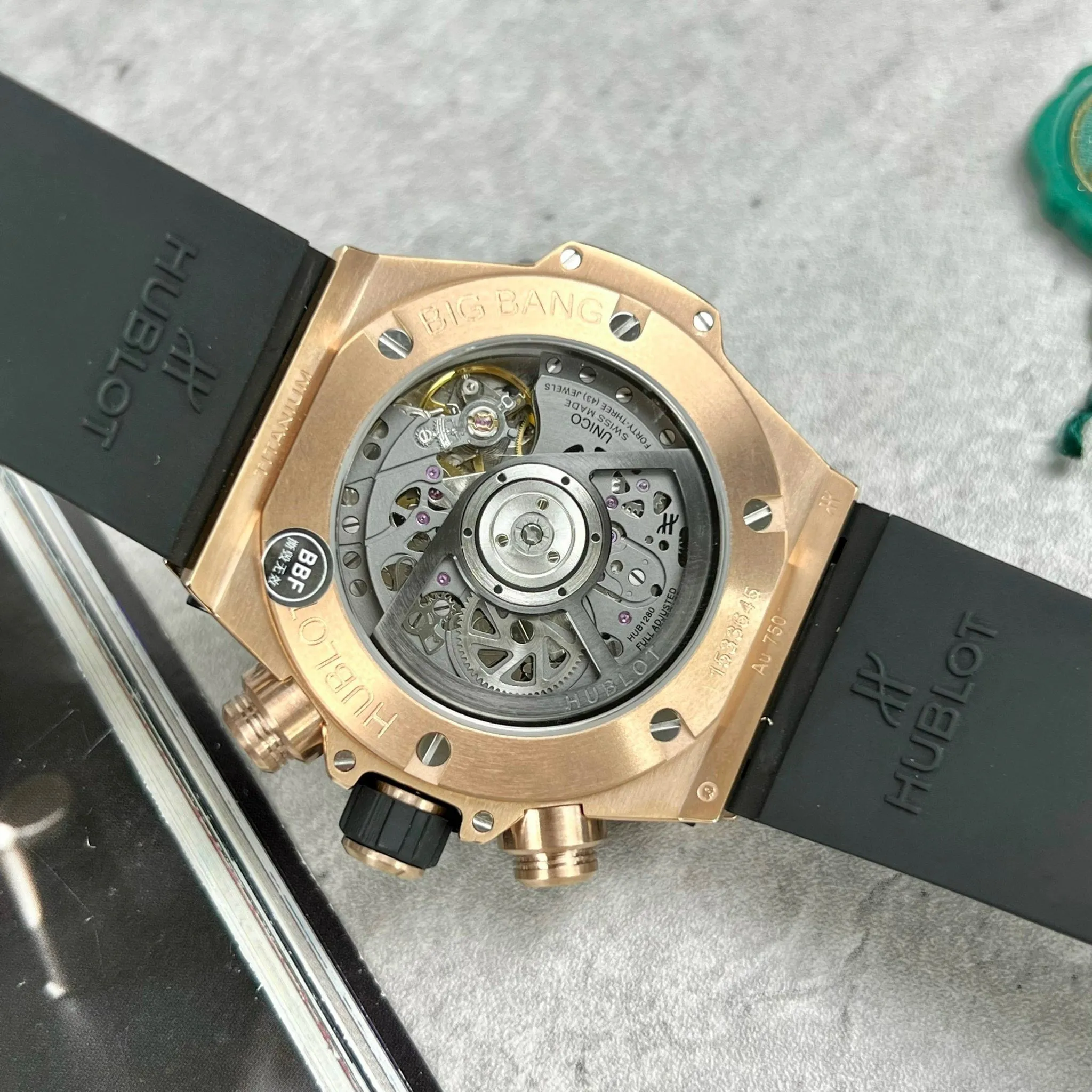 Hublot Big Bang Unico 441.OM.1181.RX 42mm 1:1 Best Edition BBF Factory Rubber Strap