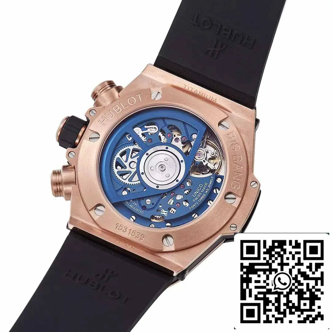 Hublot Big Bang Unico King Gold Blue Ceramic 421.OL.5180.RX 1:1 Best Edition BBF Factory