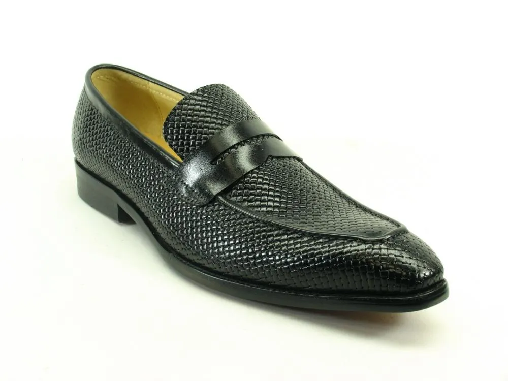 KS478-110E Carrucci Burnished Woven Penny Loafer