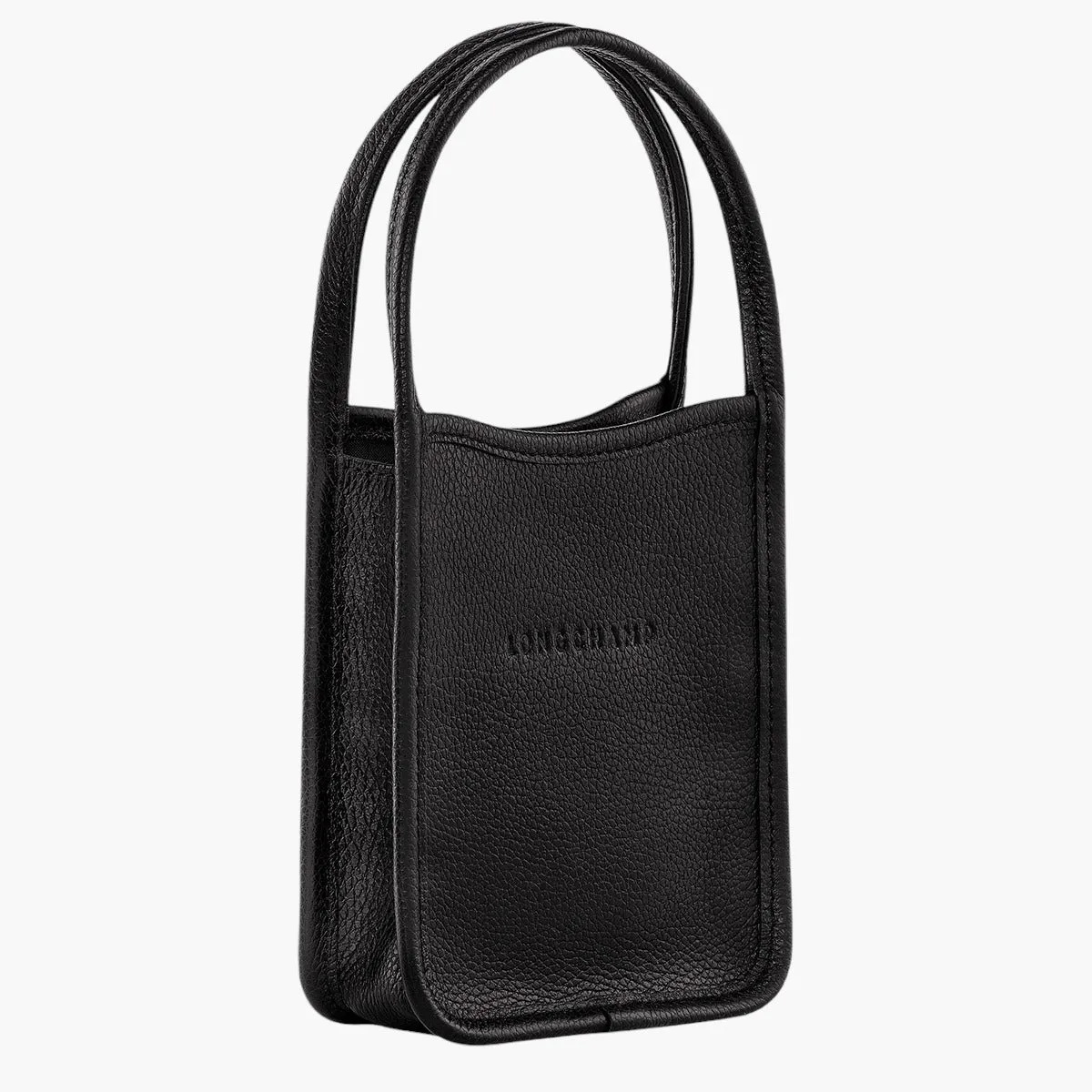 Le Foulonné Top Handle Bag Black