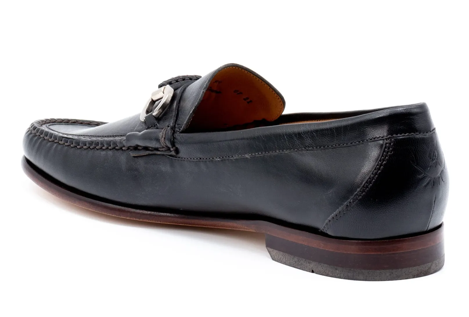 Maxwell Horse Bit Loafer Black