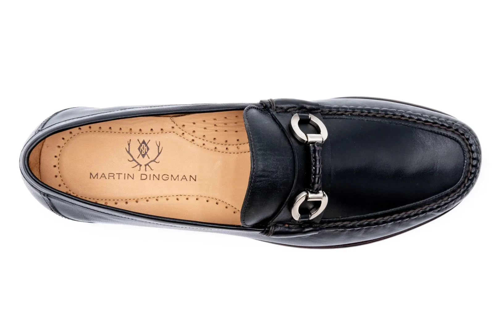 Maxwell Horse Bit Loafer Black