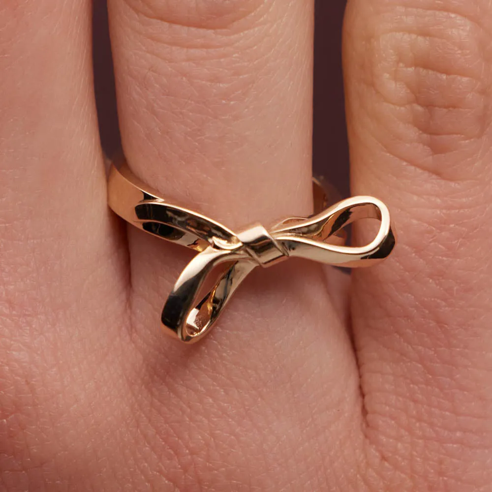 Meadowlark Bow Ring - Sterling Silver